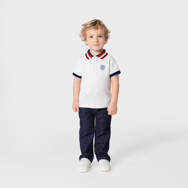 Baby boy short sleeve polo shirt