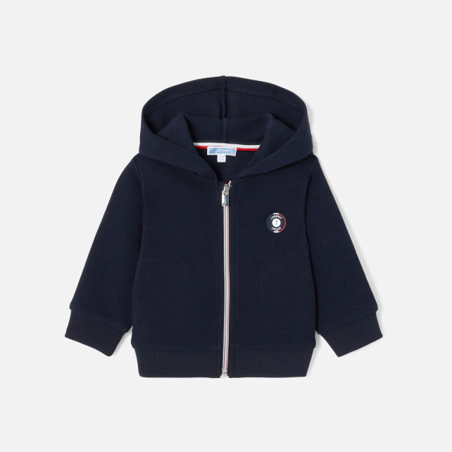 Baby boy zip-up sweatshirt