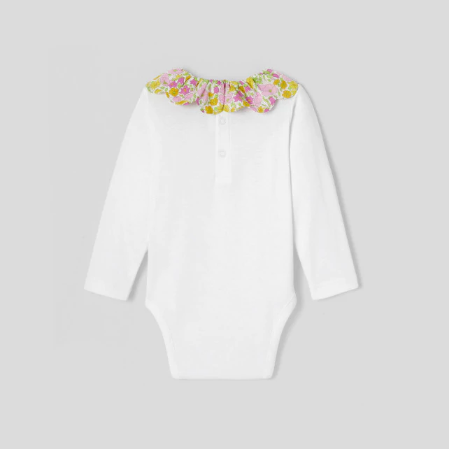 Baby girl long-sleeved bodysuit