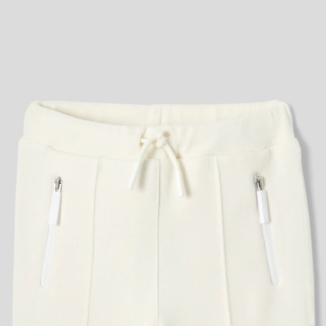 Girl trousers in cotton pique