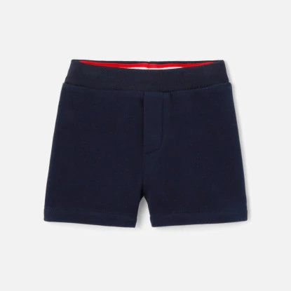 Baby boy cotton pique shorts