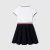 Girl cotton pique dress