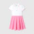 Girl cotton pique dress