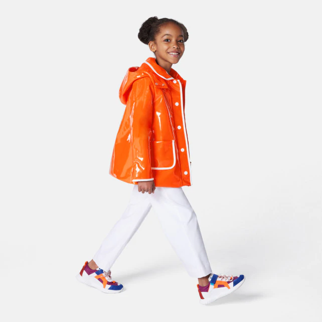 Girl raincoat