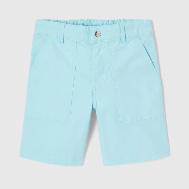 Boy twill bermuda shorts