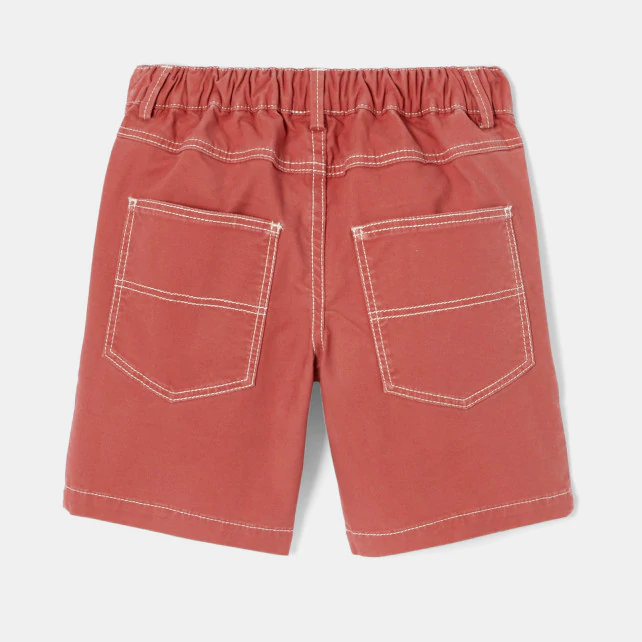 Boy twill bermuda shorts