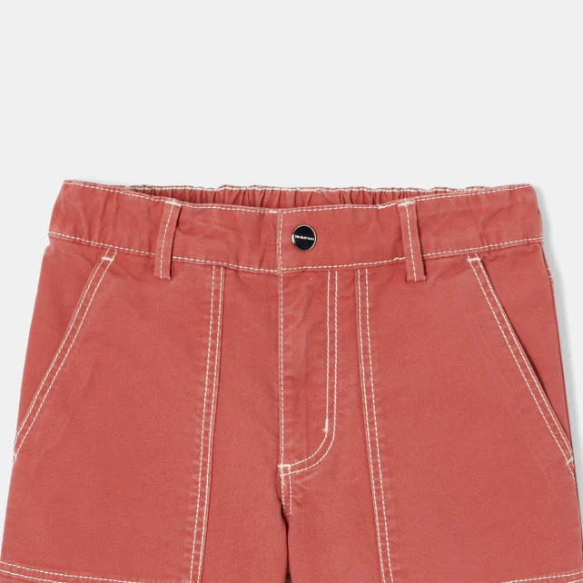 Boy twill bermuda shorts