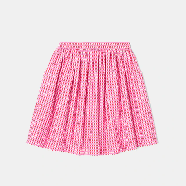 Girl gingham skirt