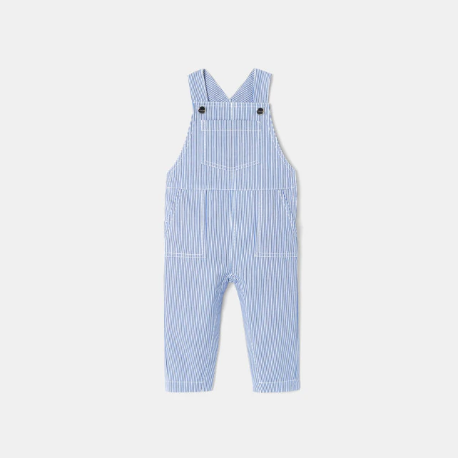 Baby boy stripped dungarees