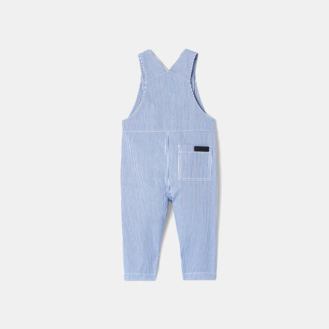 Baby boy stripped dungarees