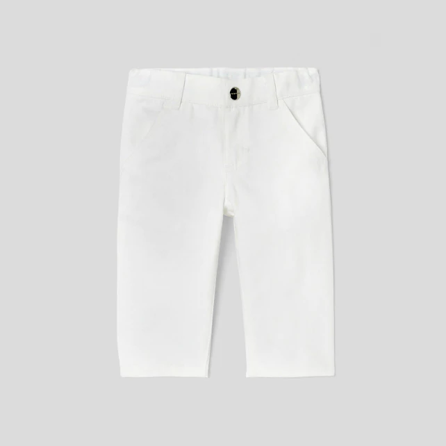 Baby boy trousers in twill