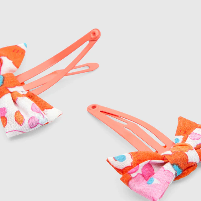 Baby girl Liberty bow barrettes