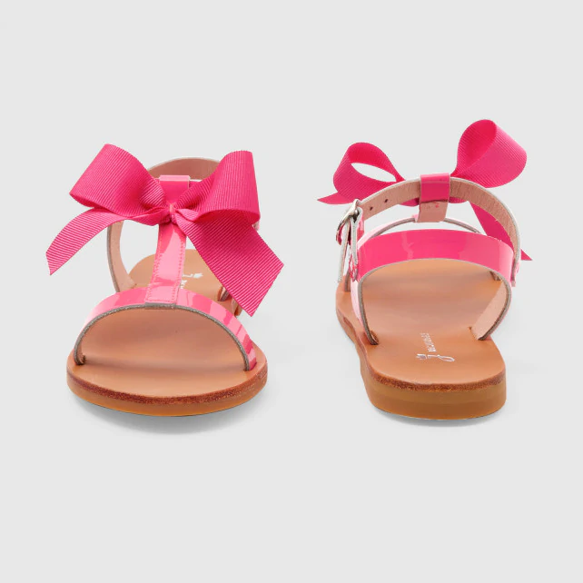 Girl patent leather sandals