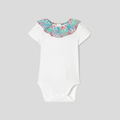 Baby girl short sleeve bodysuit