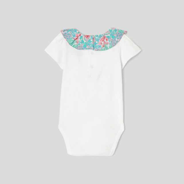 Baby girl short sleeve bodysuit