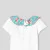 Baby girl short sleeve bodysuit