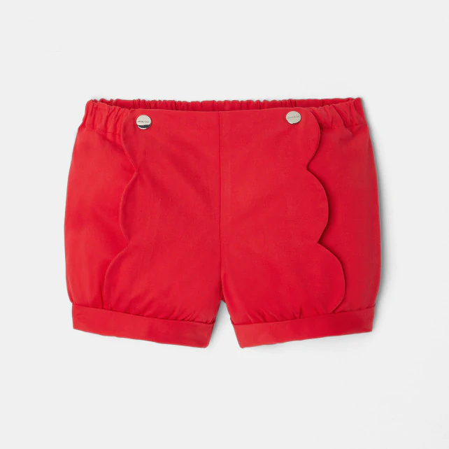 Baby girl twill shorts