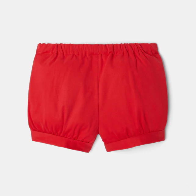 Baby girl twill shorts