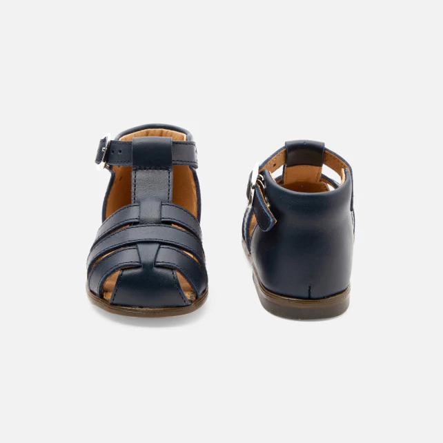 Baby boy leather sandals