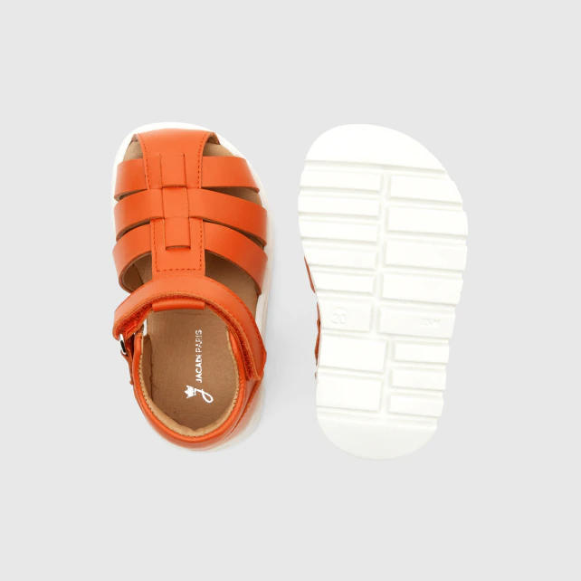 Baby boy leather sandals