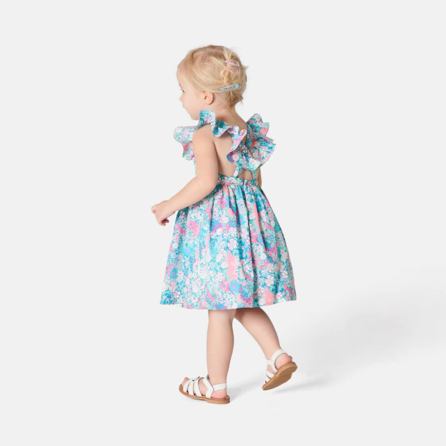 Baby girl Liberty fabric dress