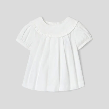 Baby girl short sleeve blouse