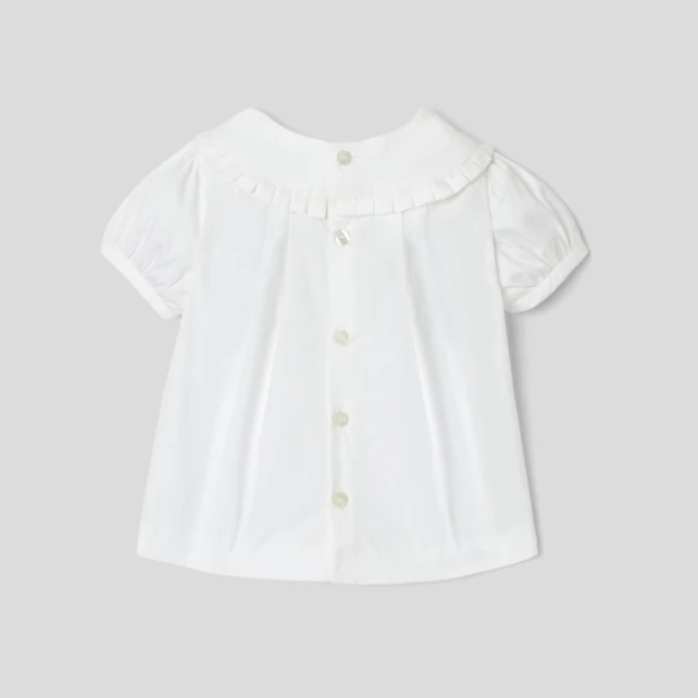 Baby girl short sleeve blouse