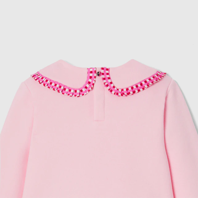 Girl Peter Pan collar sweatshirt