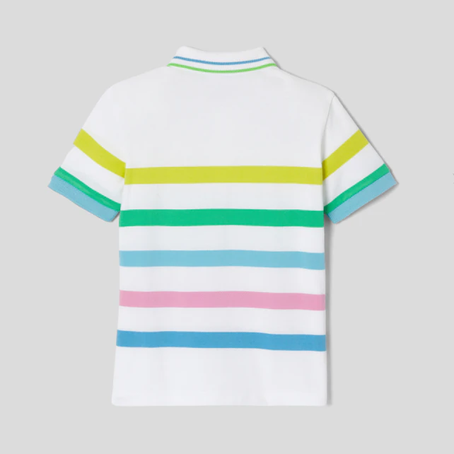 Boy striped polo shirt