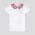 Girl Liberty collar T-shirt