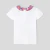 Girl Liberty collar T-shirt