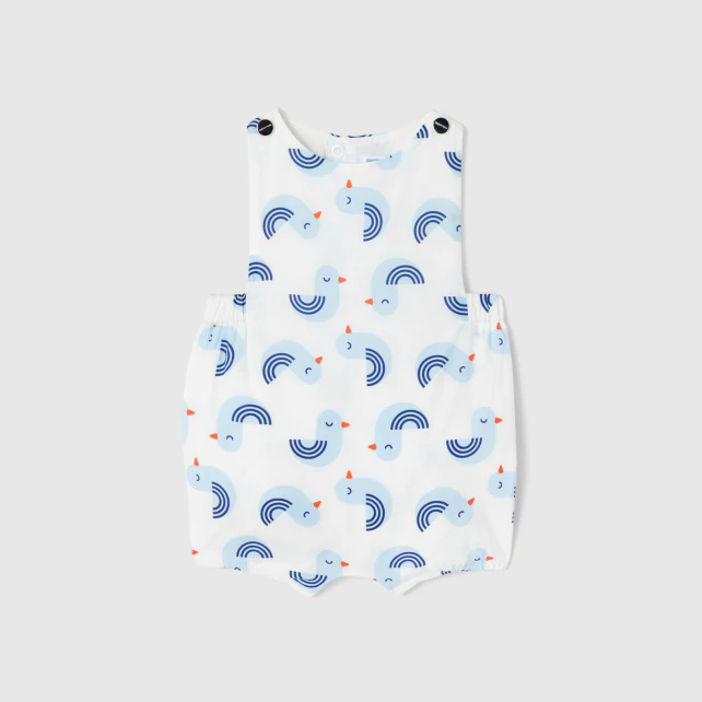 Baby boy seagull print onesie