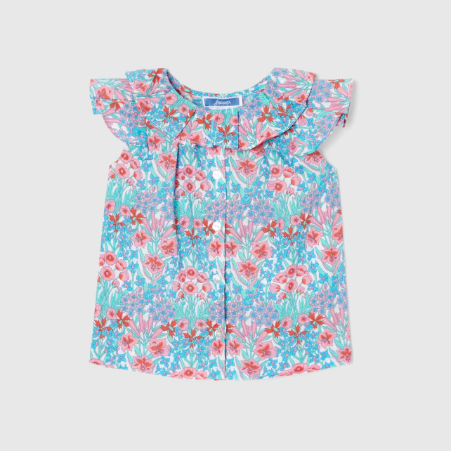 Baby girl Liberty fabric blouse