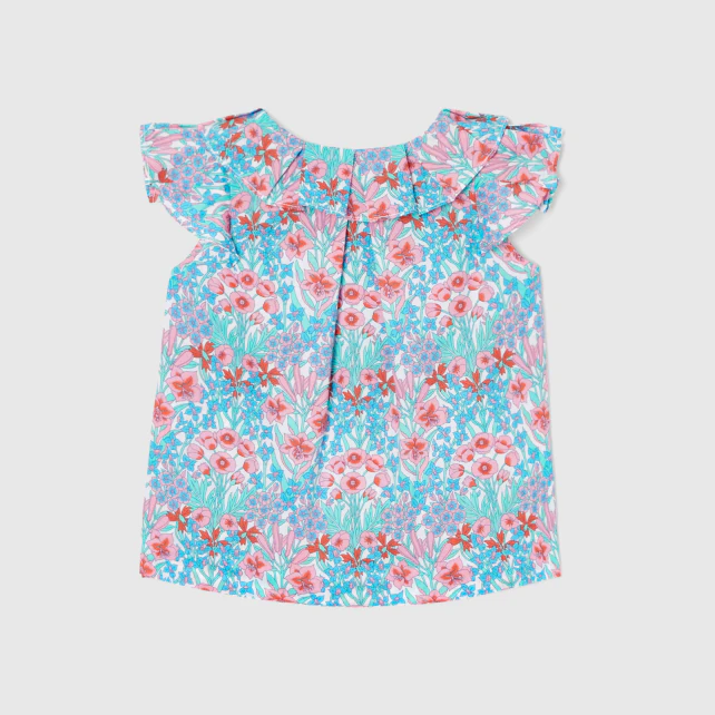 Baby girl Liberty fabric blouse