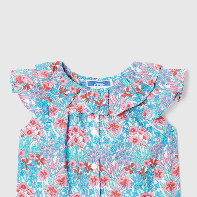 Baby girl Liberty fabric blouse