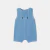 Baby boy denim short overalls