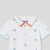 Baby boy polo shirt with dog motif