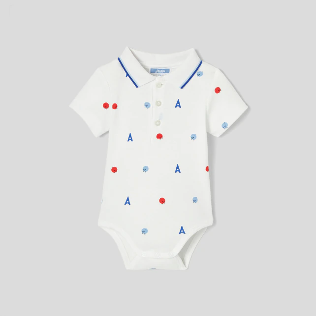 Baby boy polo shirt bodysuit