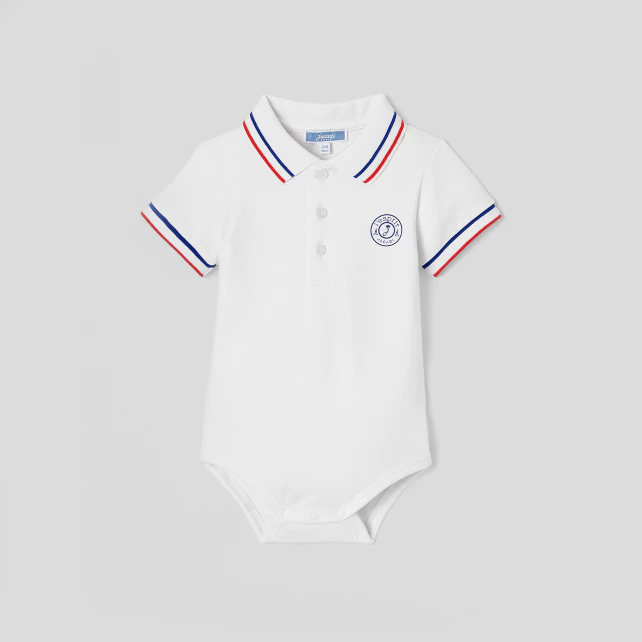 Baby boy polo shirt bodysuit