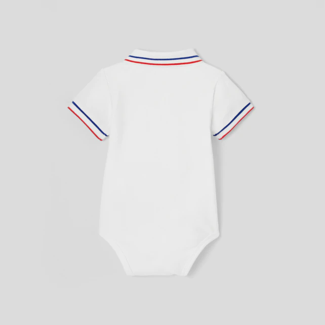 Baby boy polo shirt bodysuit