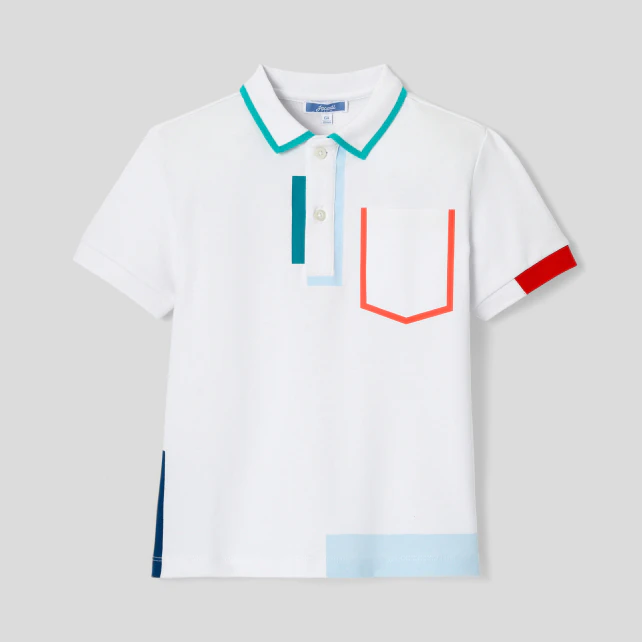 Boy mini pique polo shirt