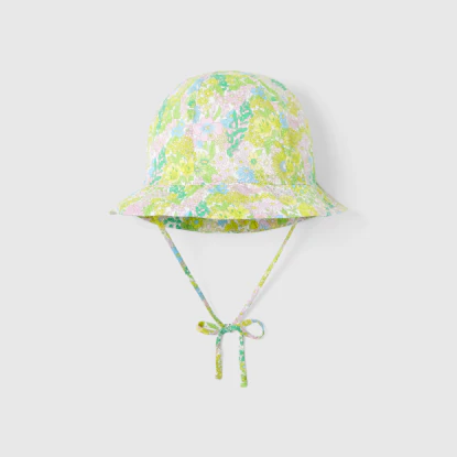 Baby girl Liberty fabric bonnet