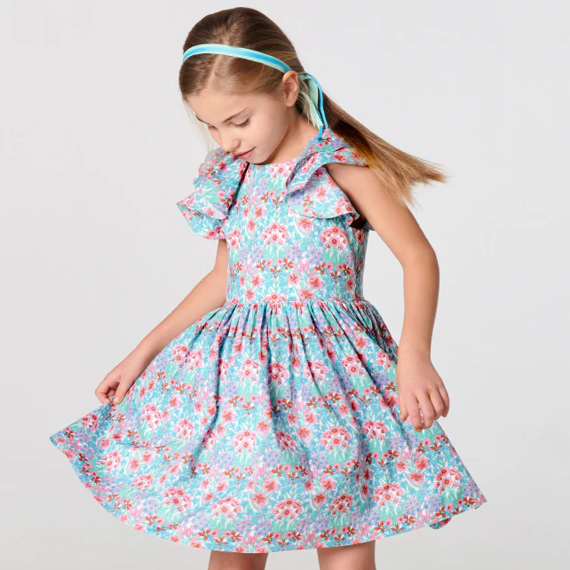 Girl Liberty fabric dress