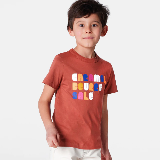 Boy t-shirt with message