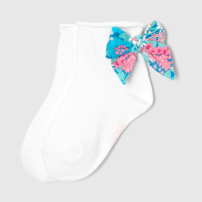 Girl Liberty bow socks