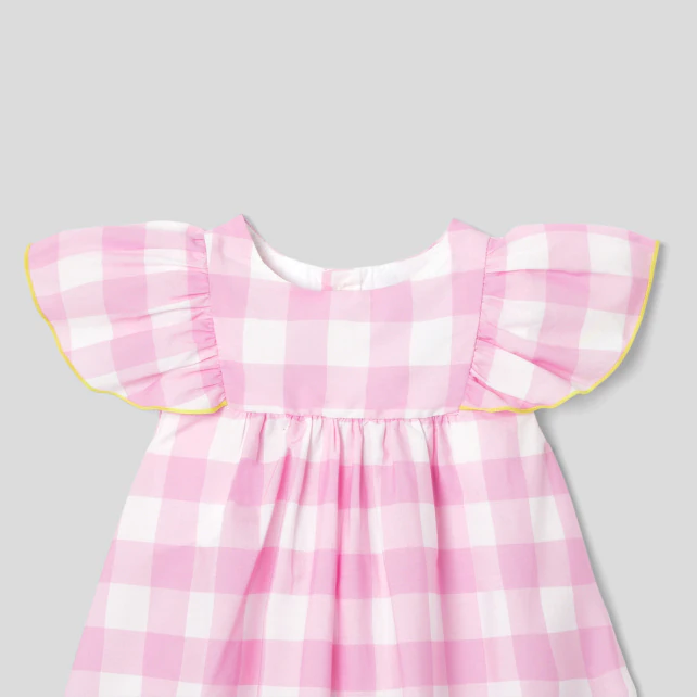 Baby girl gingham dress