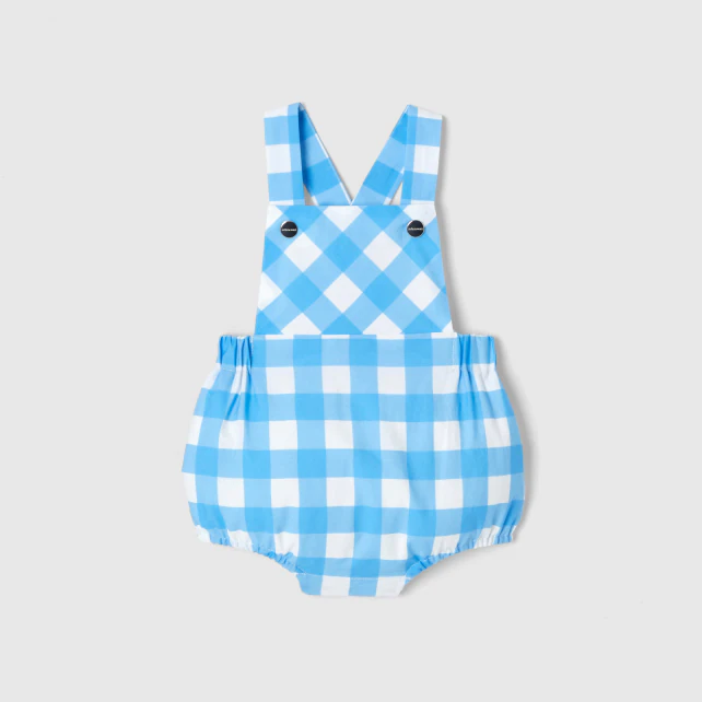 Baby boy gingham bloomer