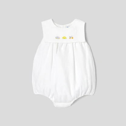 Baby boy linen bloomer