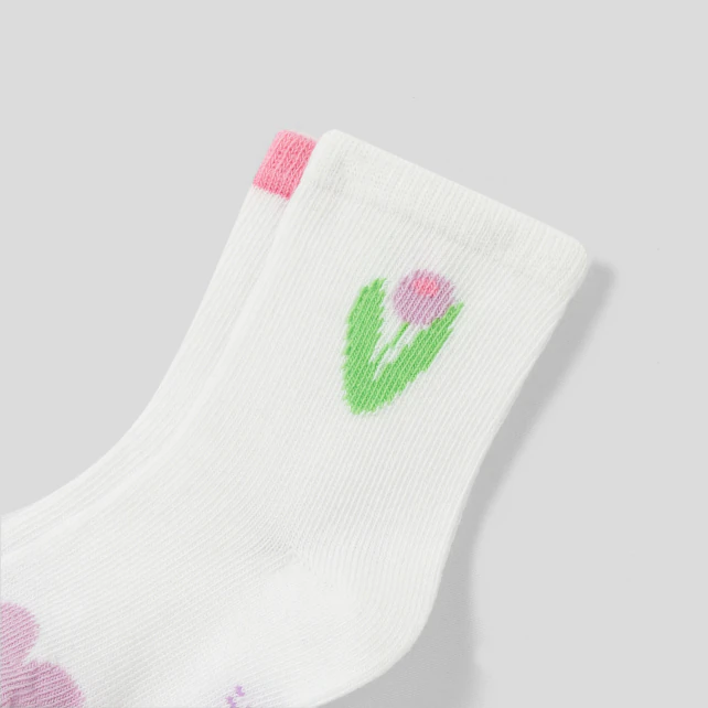 Set of two baby girl socks