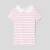 Girl striped polo shirt